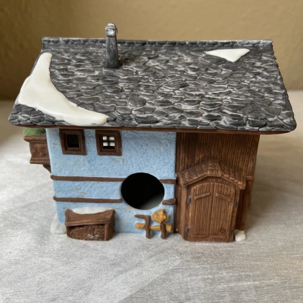 Vintage 1986 Dept 56 Alpine Village Milch-Kase Lighted Building Box & Cord